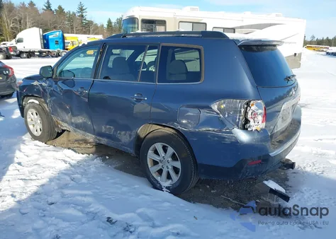 2013 Toyota Highlander Base Plus V6 from USA, damaged, VIN 5TDBK3EH6DS259582